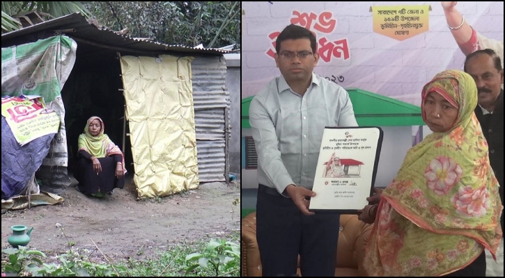 ২ যুগ কবরস্থানে কাটিয়ে অবশেষে নিজের একটি ঘর পেলেন মালেছা 